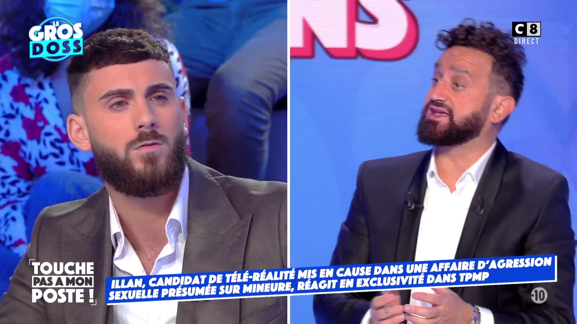 tpmp on twitter il y a un doute qui se met dans la tete des gens illan candidat de tele realite mis en cause dans une affaire d agression sexuelle presumee sur mineure reagit