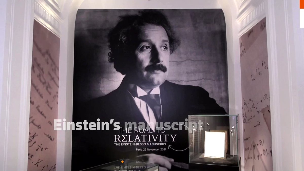 RT @Reuters: Albert Einstein’s manuscript showing his work on the general theory of relativity goes up for auction https://t.co/6PMNkaq6Go