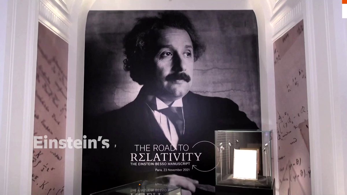 Albert Einstein’s manuscript on the theory of relativity has sold for $13.2 million at an auction in Paris https://t.co/NfuqJw4VGs https://t.co/Q8d2kTiO7P