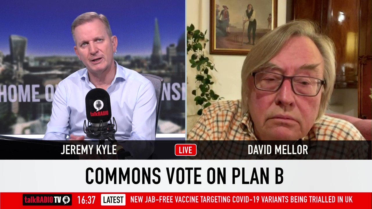 Ex Tory MP David Mellor: “I don’t understand Why People think Omicron is such a Threat”