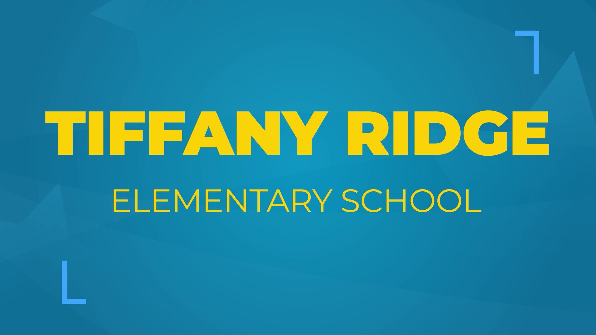 Tiffany Ridge Elementary School (TiffanyRidgeES) / Twitter