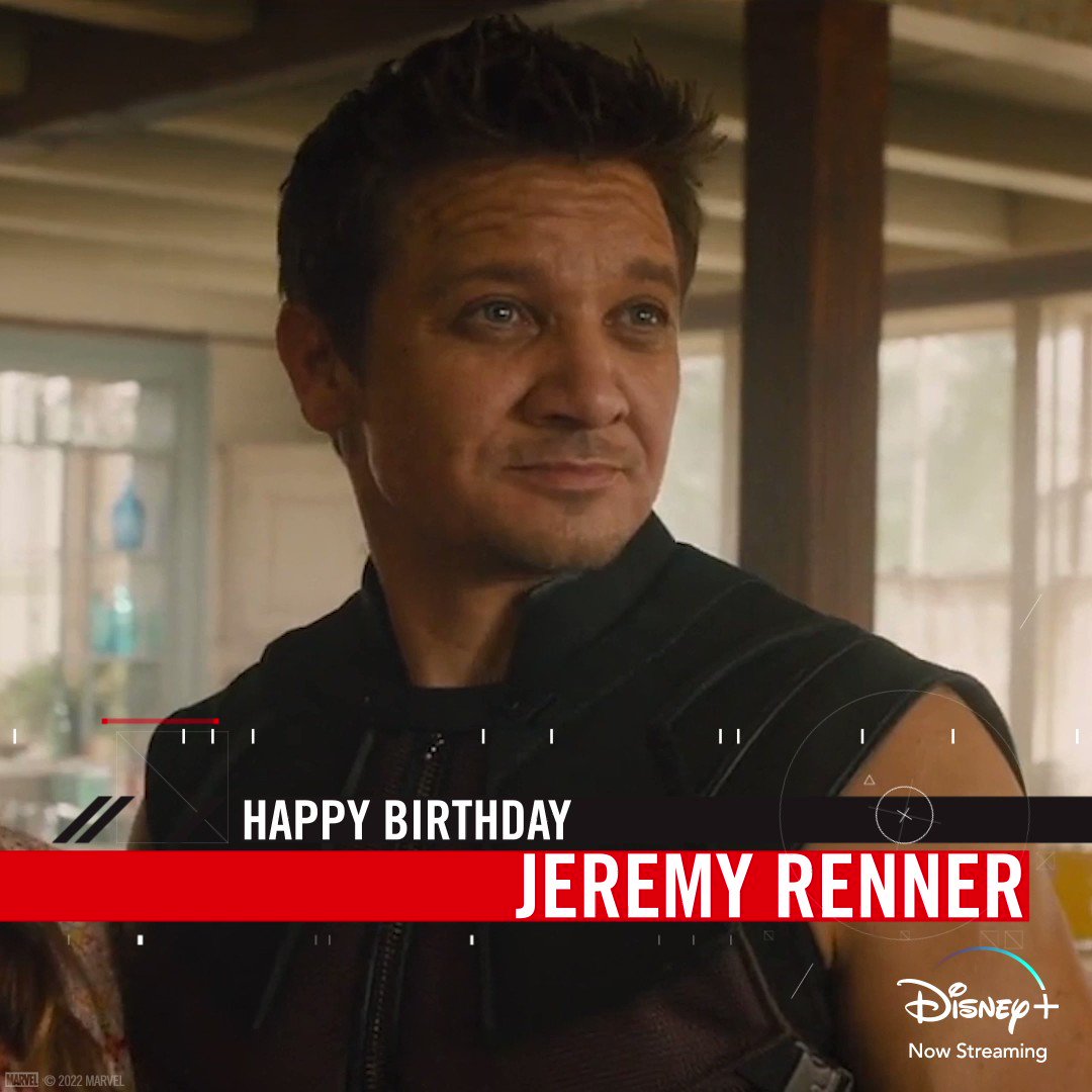   Will he be home for his birthday? We sure hope so. Happy birthday Jeremy Renner! 