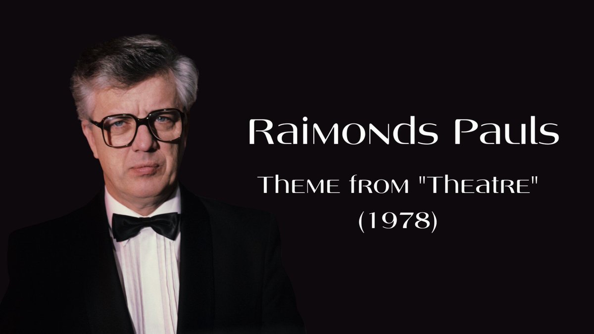 Image for the Tweet beginning: 🎉 Outstanding composer Raimonds #Pauls