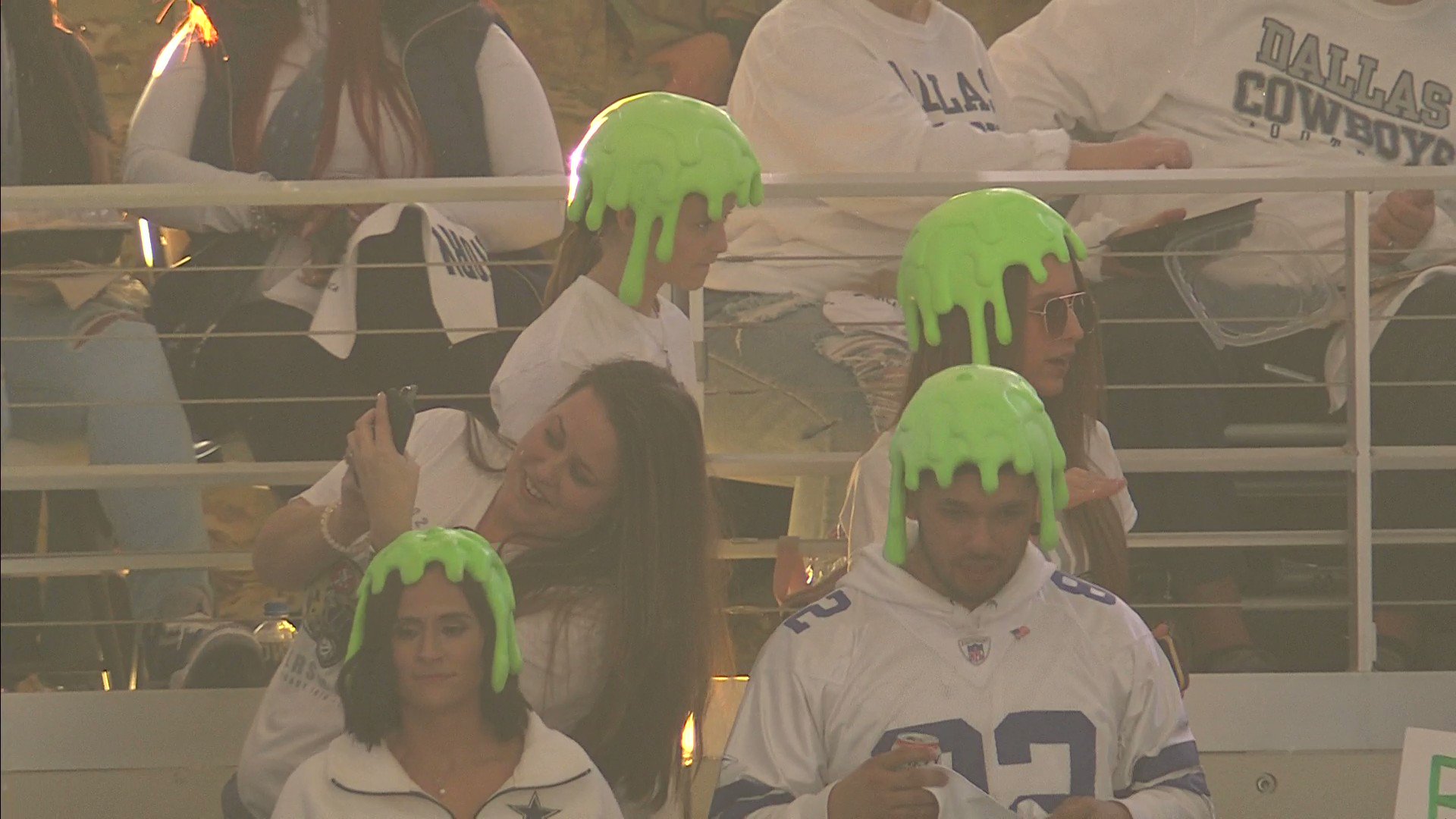 NFL on X: 'Those slime hats are kind of drippy? 