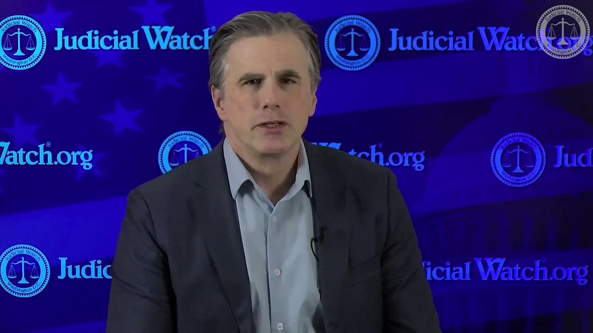 Image for the Tweet beginning: "Judicial Watch’s lawsuit continues in