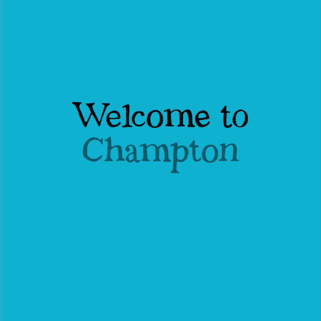 Image for the Tweet beginning: Welcome to Champton... home to