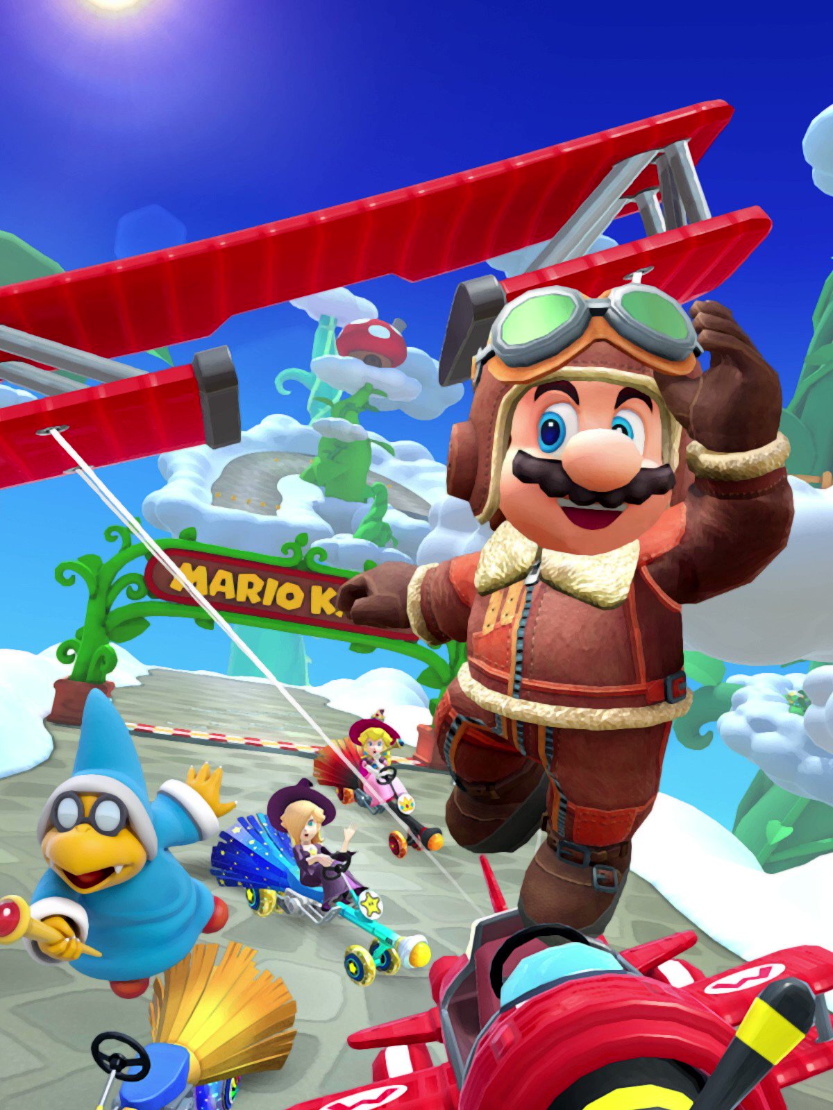 マリオカート ツアー 次回ツアー予告 ロサンゼルスツアー もいよいよ終盤戦 次回ツアーは 一面に広がる青い空 白い雲 新コース Gba スカイガーデン が舞台の スカイツアー が開幕 マリオカートツアー T Co 8ndjkapn7d Twitter