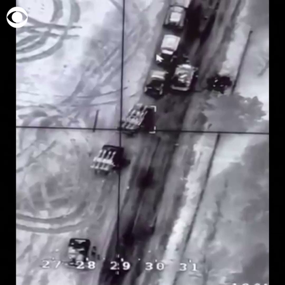 Ukrainian drone strikes Russian missile launcher