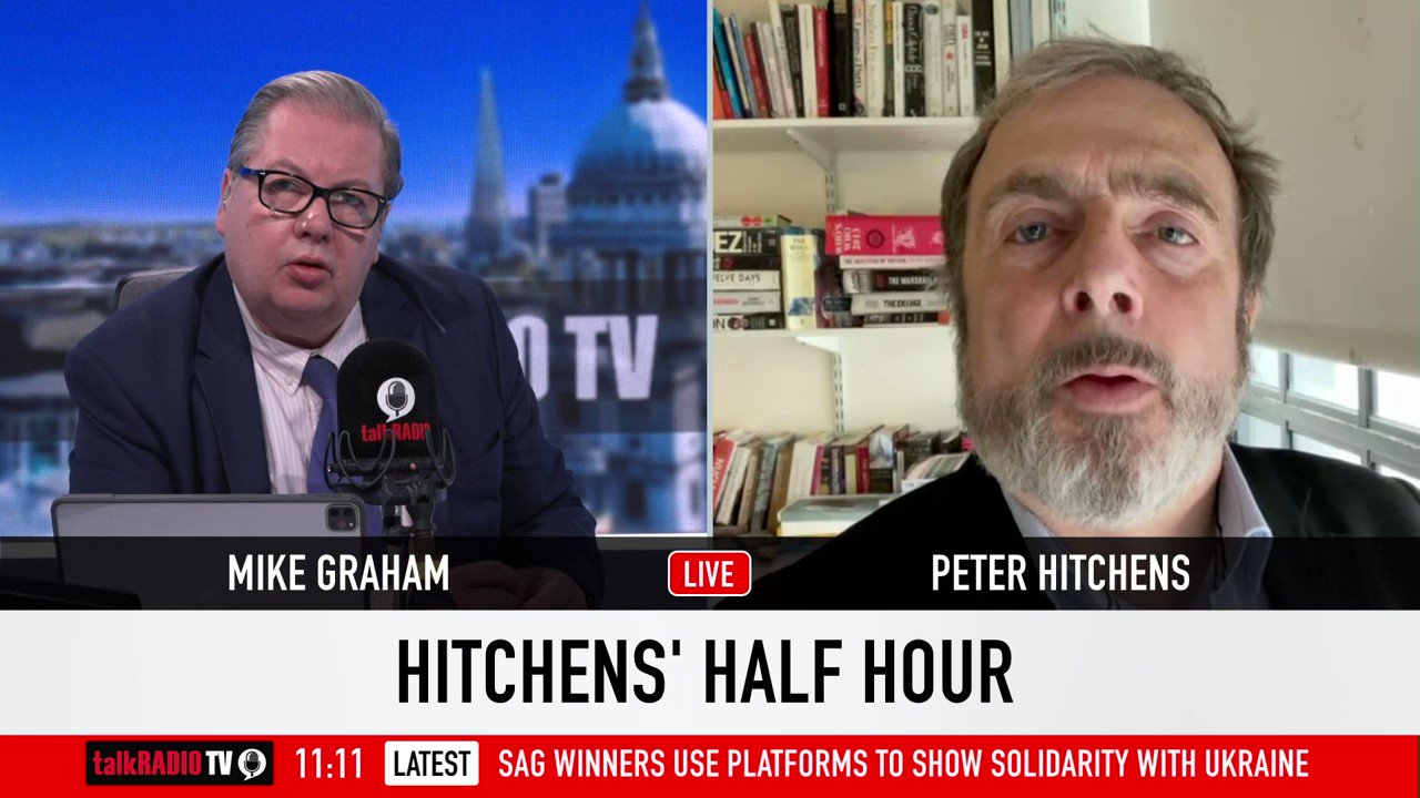 Peter Hitchens: “We’ve used Ukraine as a battering ram against Russia”