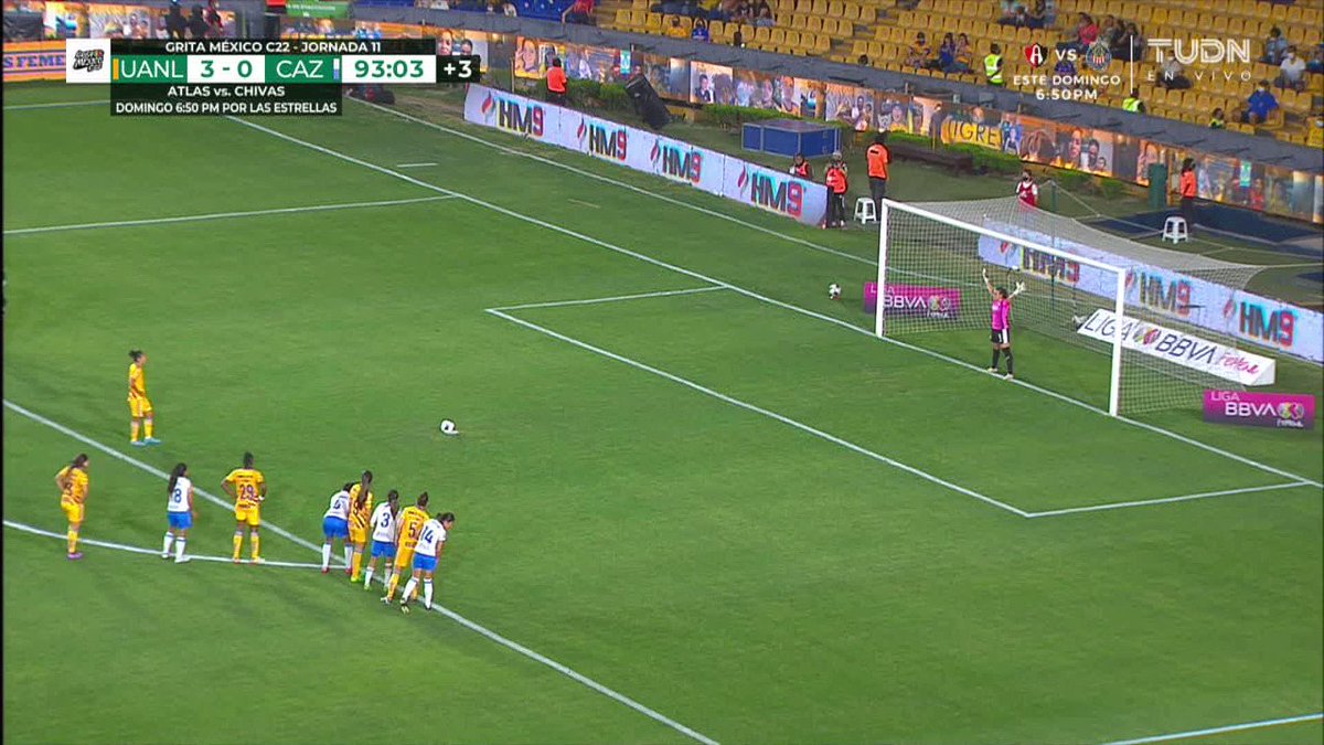 Tigres Femenil 4 - 0 Cruz Azul