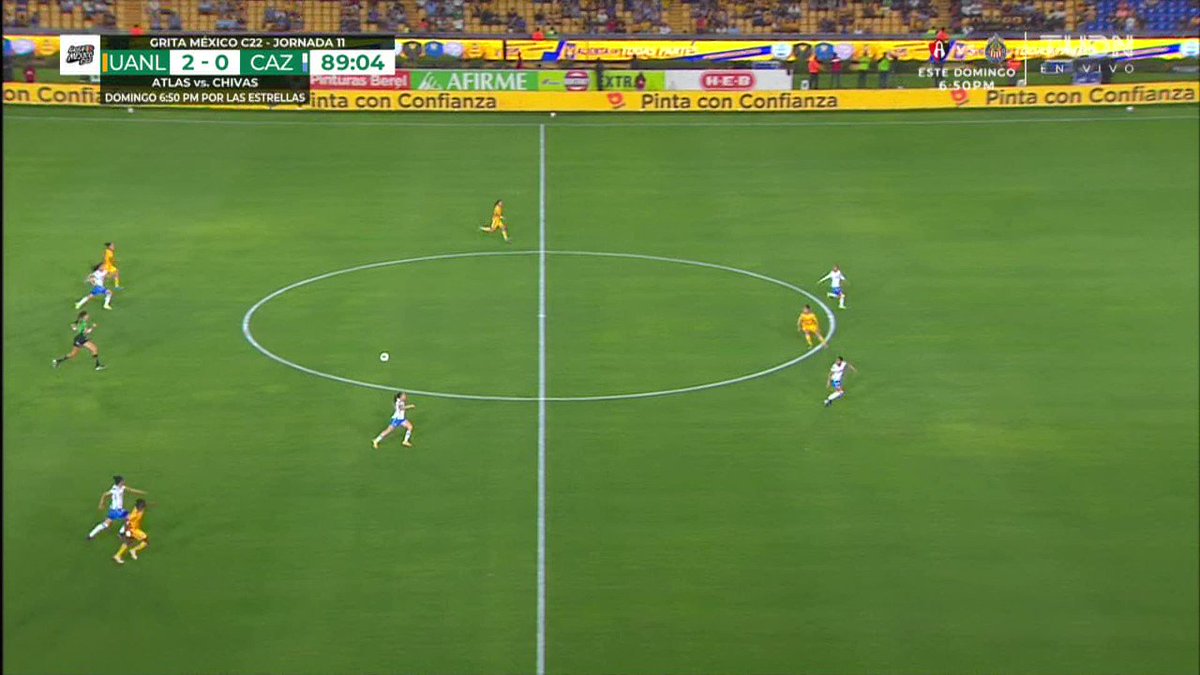 Tigres Femenil 3 - 0 Cruz Azul