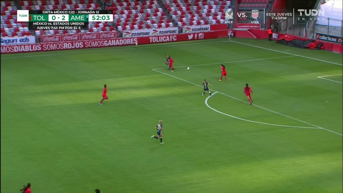 📹#NoTeLoPierdas 

¡¡¡G⚽⚽⚽L!!! El segundo de Sarah Luebbert en el Nemesio Diez, este es su segundo doblete de manera consecutiva en el certamen.🔥

 #GritaXLaPaz #UnidosSomosMásFuertes