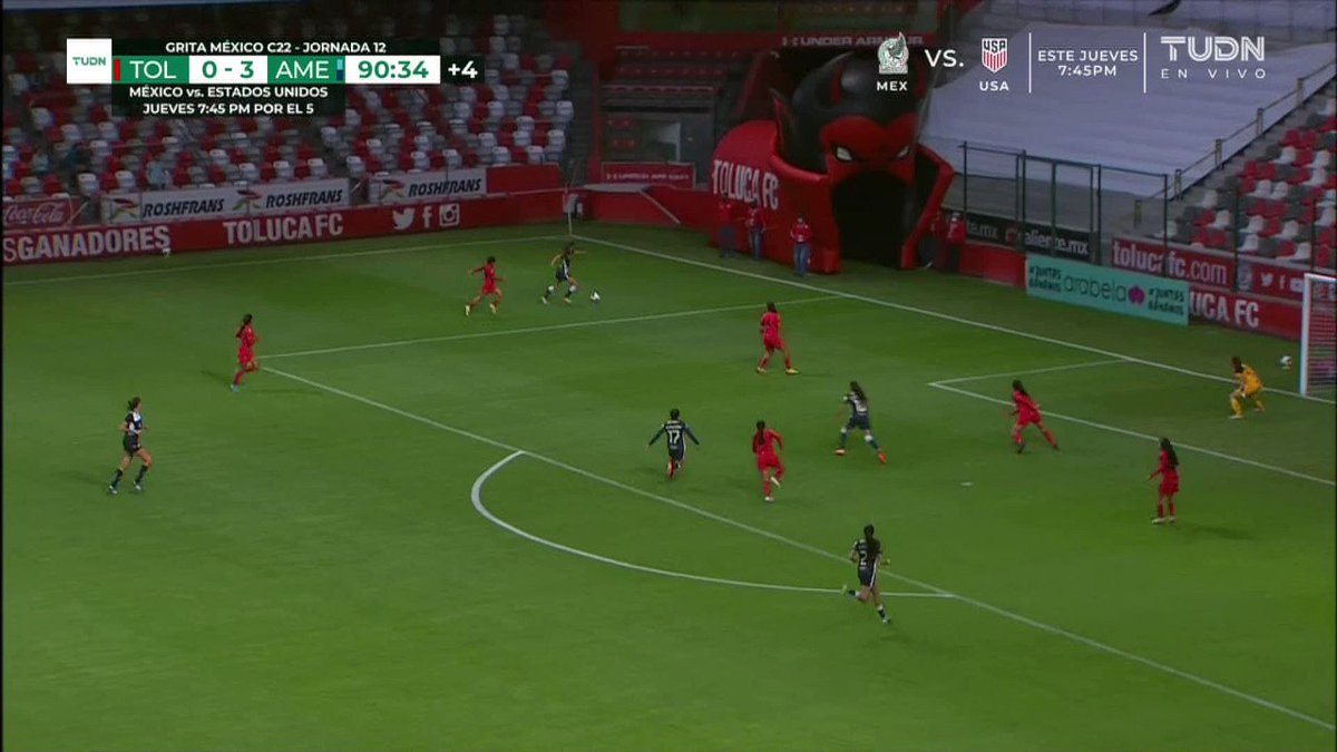 📹#NoTeLoPierdas 

¡¡¡G⚽⚽⚽L!!! En los últimos minutos del encuentro, Natalia Mauleón marcó el cuarto en el Nemesio Diez, para el conjunto azulcrema.💥

 #GritaXLaPaz #UnidosSomosMásFuertes