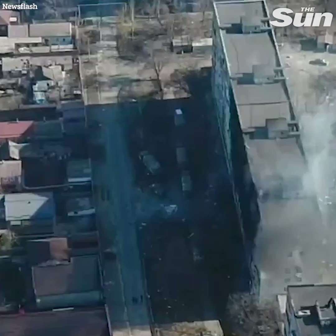 The Sun on Twitter: "Dramatic drone footage appears to show notorious