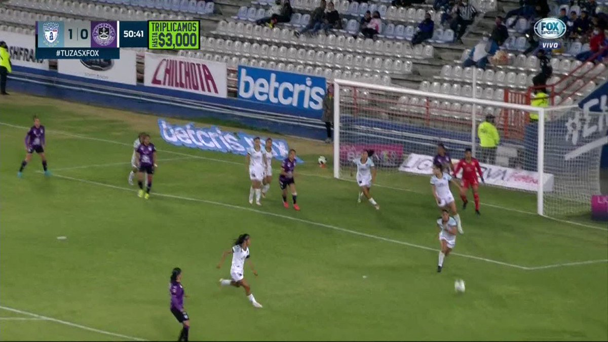 📹#NoTeLoPierdas 

¡¡¡G⚽⚽⚽L!!! De esta forma cayó la segunda anotación de la noche, en el ‘Huracán’, y las Tuzas continúan ampliando su ventaja.

#GritaMéxicoC22 #VamosPorEllas👊🏼