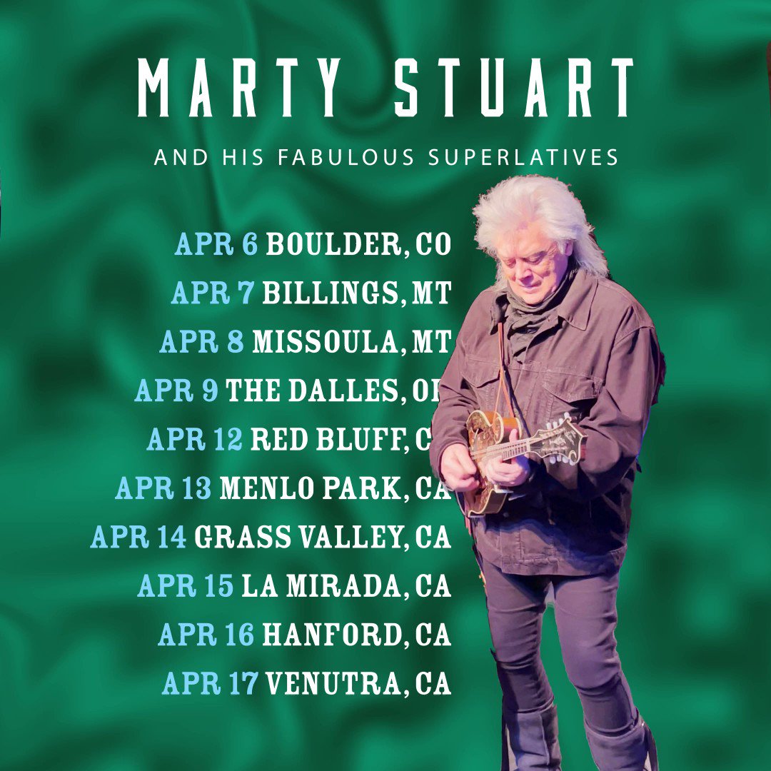 Marty Stuart HQ on Twitter "Marty & His Fabulous Superlatives are on