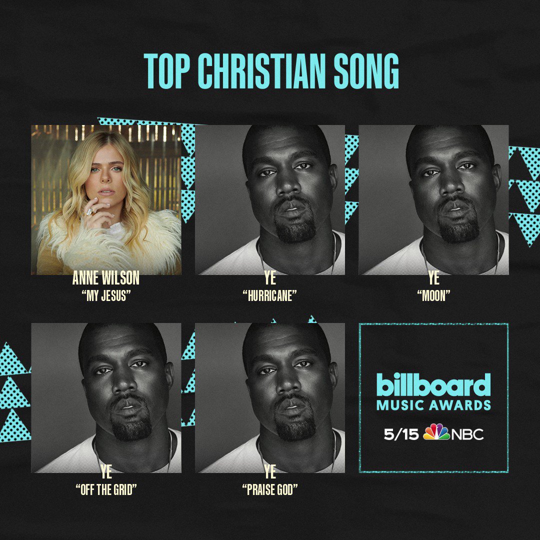 Billboard Music Awards on X: &ldquo;#BBMAs Top Christian Song Finalists 
