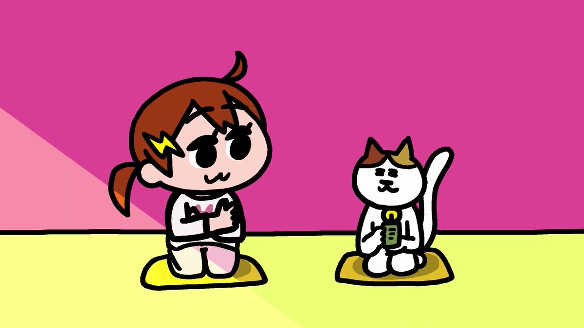 みっちーのアニメ 猫とウェルビーイング Funnynakamichi Twitter