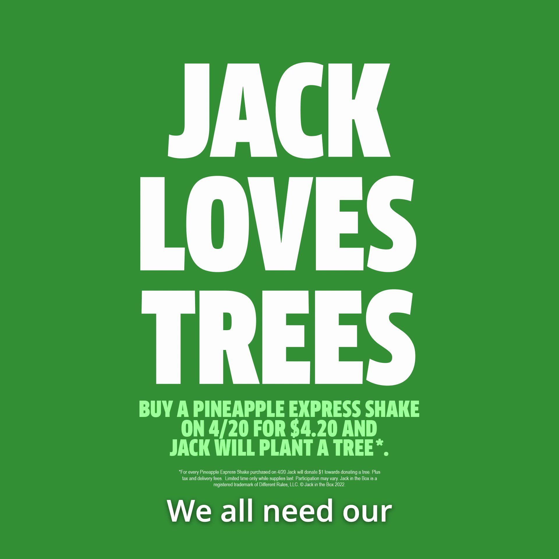 Jack in the Box on Twitter "Pineapple Express shakes for only 4.20 on