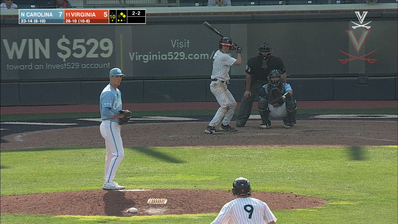 Virginia Baseball on Twitter "IT'S A ONERUN GAME! Kyle Teel w/ an RBI