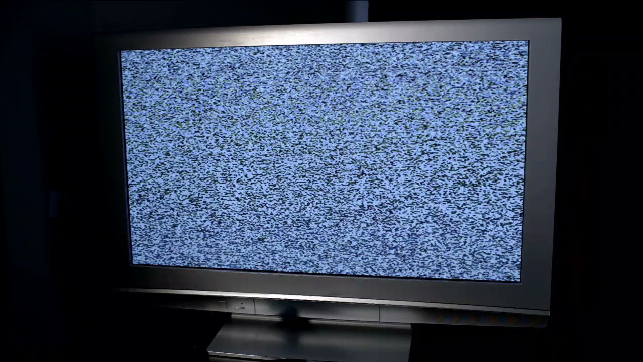 Монитор с помехами