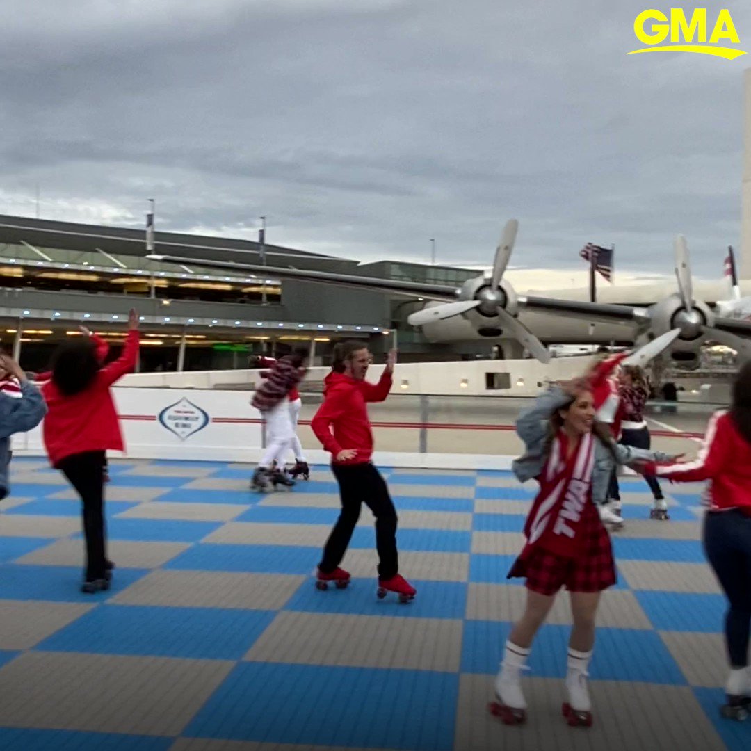 Good Morning America on Twitter "Get your skate on at the "Runway Rink