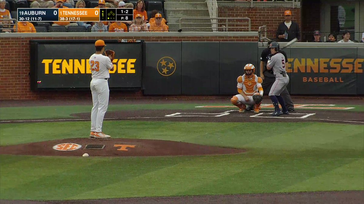 Tennessee Baseball - Trey flashing the leather early!  📺  #GBO // #OTH // #BeatAuburn