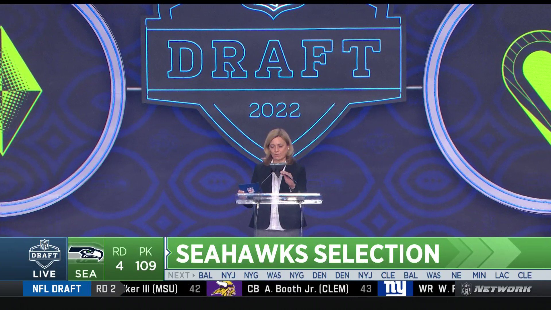 seahawks draft pick