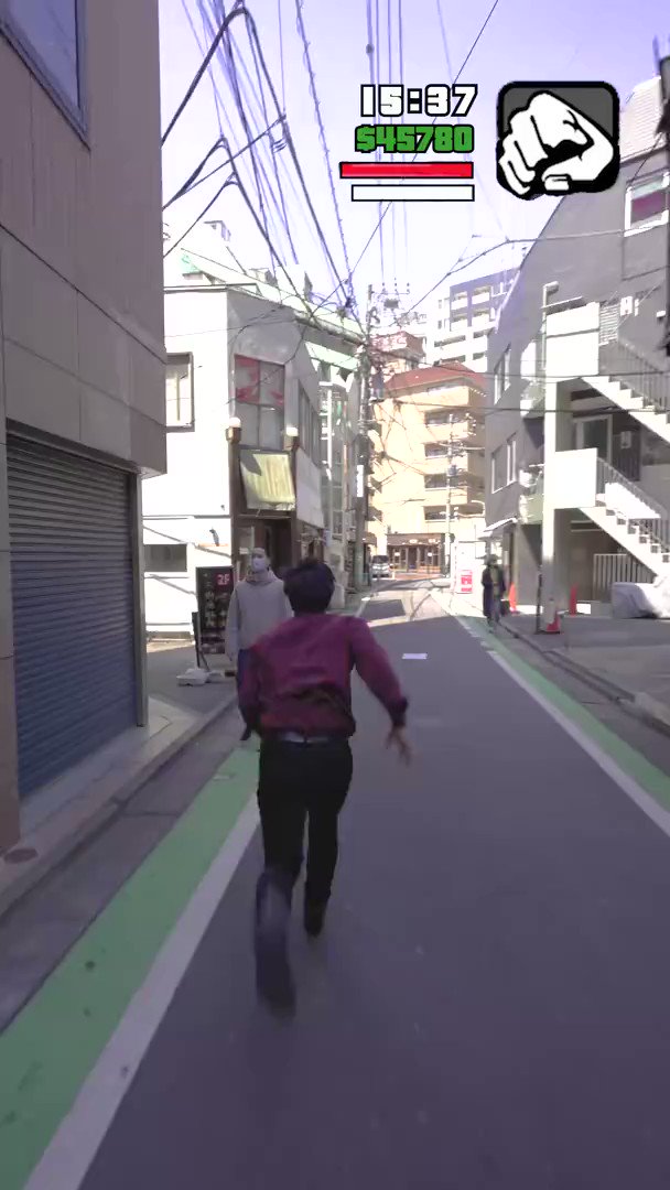 can't stop watching these guys who run around tokyo like they're in a video game 