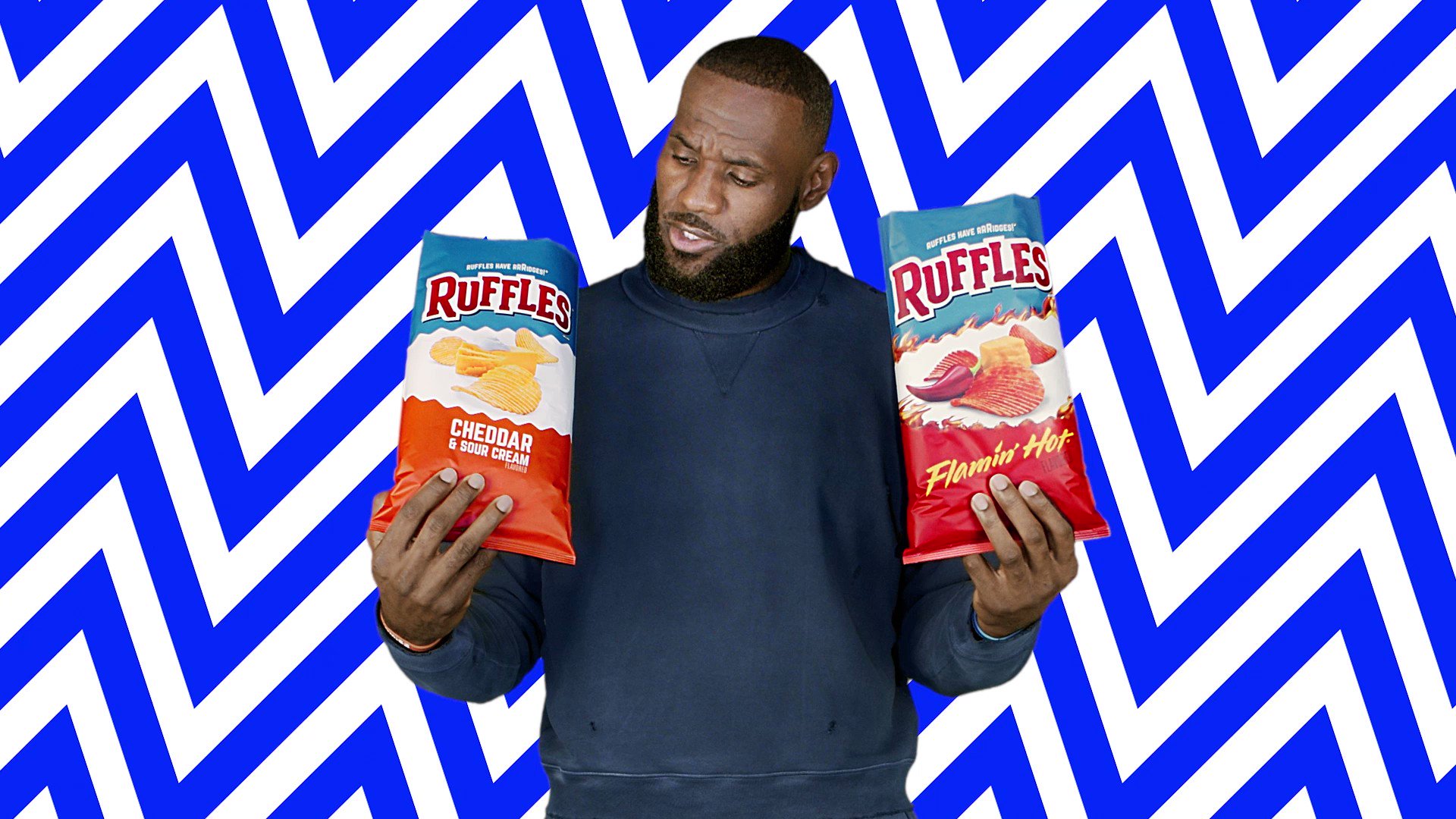 RUFFLES on Twitter: "#RUFFLES and @KingJames… It’s gettin’ hot in here ...