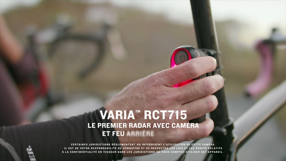 Il surveille vos arrières pendant que vous restez concentré sur la route.
Découvrez le Varia RTC715, le premier radar pour vélo qui détecte les véhicules en approche, enregistre en continu et dispose d'un feu arrière.

Plus d'info : https://t.co/qEZNJGhvzQ https://t.co/BDokx9jzCV