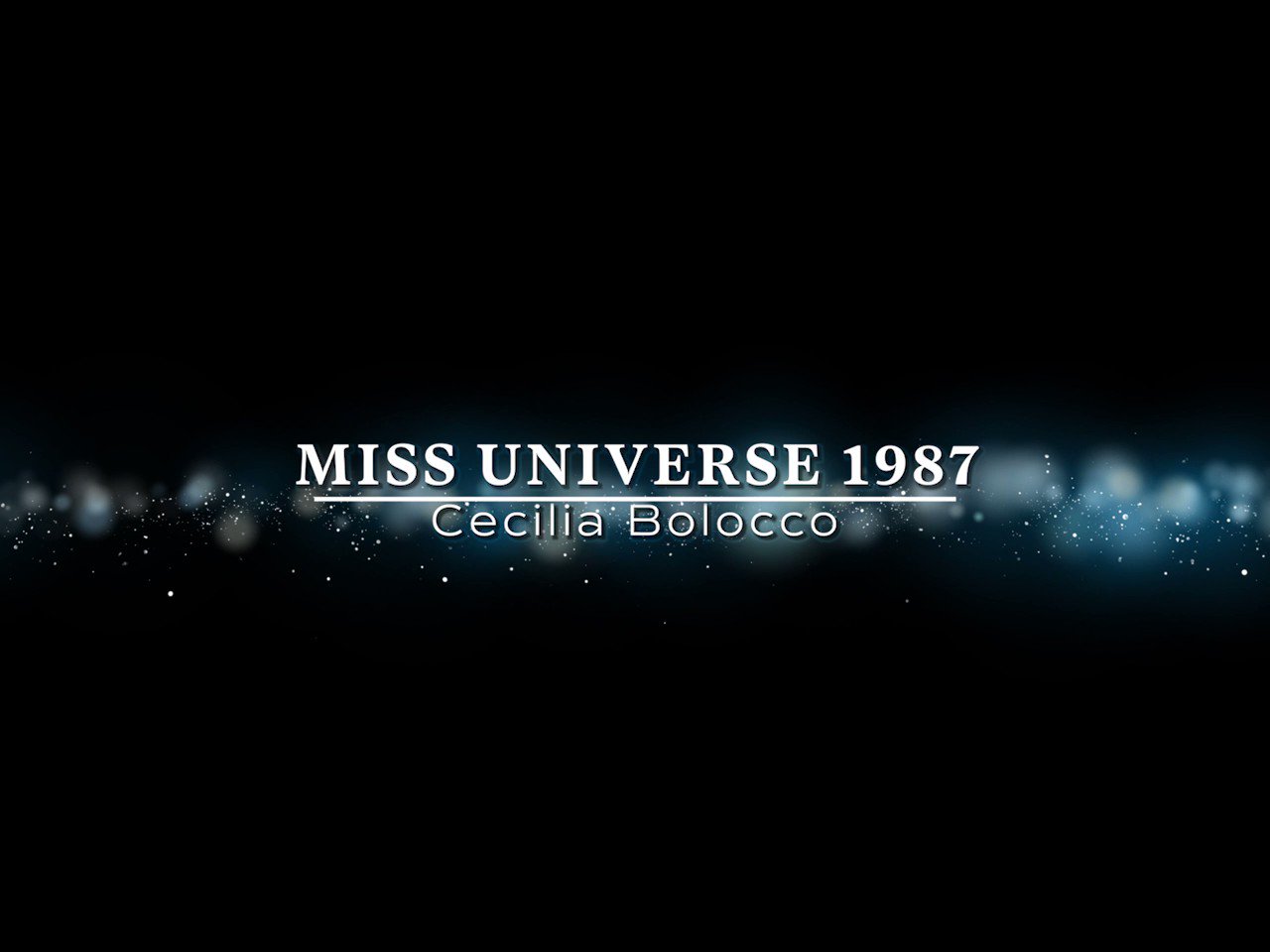 Happy Birthday Miss Universe 1987 Cecilia Bolocco!  