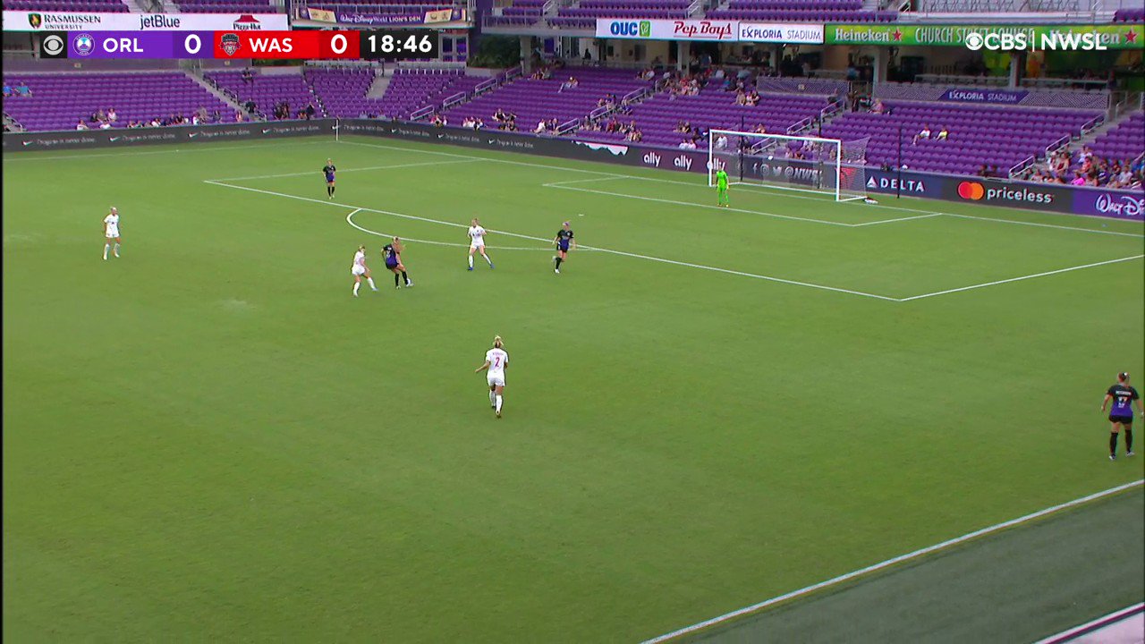 Dance it up, @trinity_rodman 💃

@WashSpirit go ahead on a bullet to the bottom corner!

#ORLvWAS | #CueTheChaos”