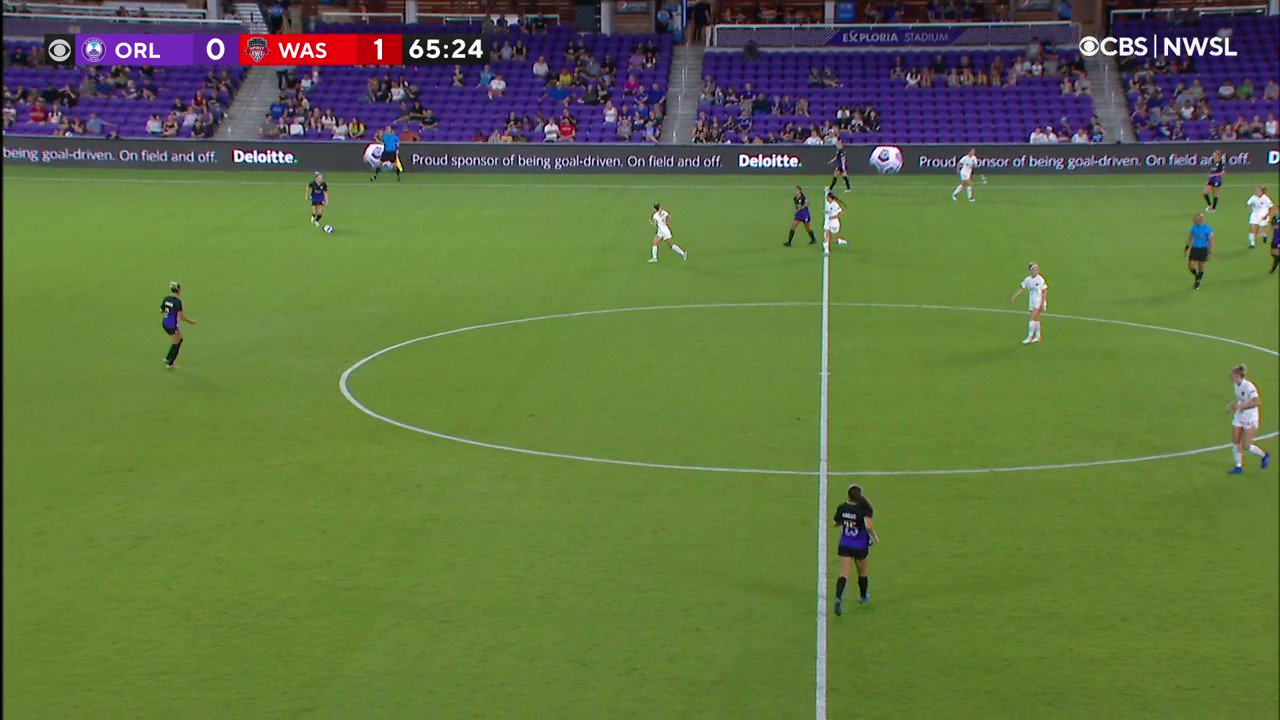 The ball from Ashley Sanchez 🤤
The finish from @ash_hatch33 👏

#OneSpirit | #ORLvWAS”