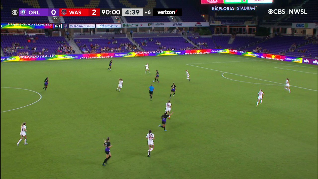 🗣 CLUFF!!!

The @ORLPride pull one back late!

#PrideOfOrlando | #ORLvWAS”