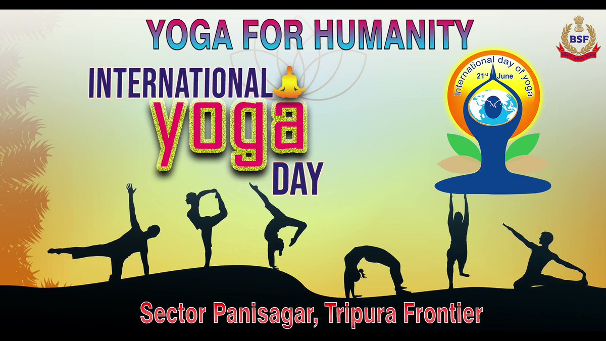.@BSF_India Sector Panisagar & its battalions organized the yoga sessions in the…
