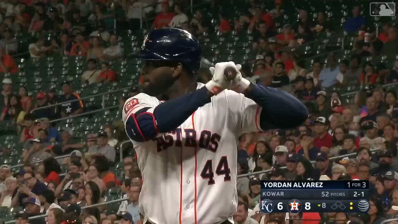 FOX Sports: MLB on X: HIS NAME IS YORDAN ALVAREZ 💥 This is his *10th*  home run off of a changeup this year. All other Astros hitters combined  have 3. (via @astros)