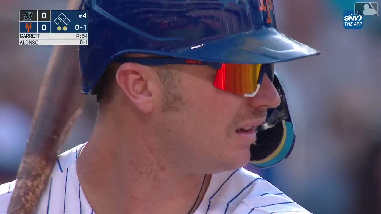 MLB on X: Rocking the mustache for Keith Hernandez's jersey retirement, Pete  Alonso goes DEEP.  / X