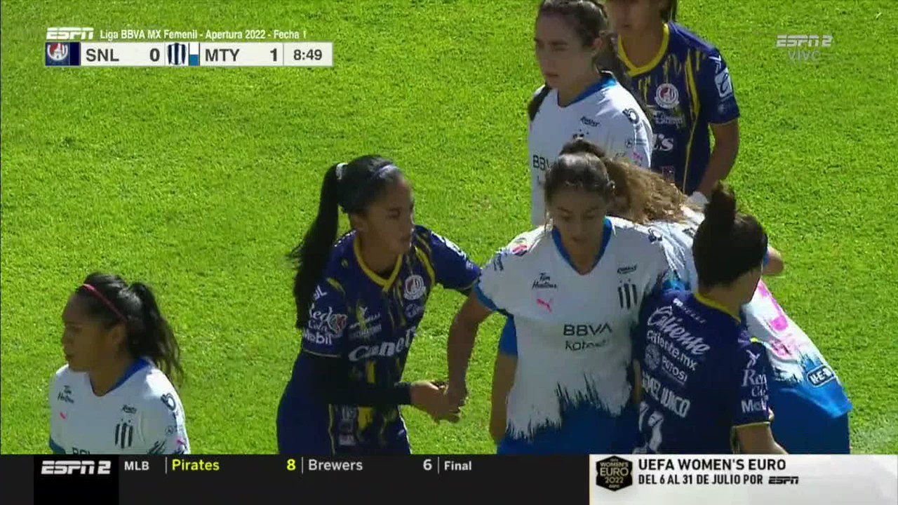 📹#NoTeLoPierdas 

¡¡G⚽⚽⚽L!!! 

Centro de Yamile, y contundencia de ‘Burky’ = segundo g⚽⚽l de la tarde para Rayadas

#VamosPorEllas👊🏼”