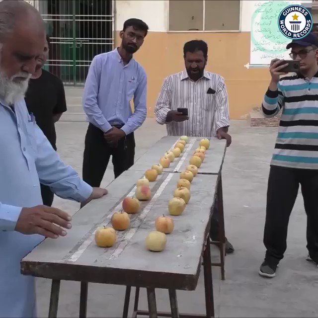 Guinness World Records on Twitter "Making crushing apples with the hand look like a piece of