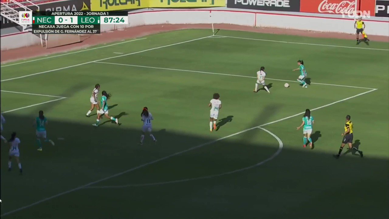 📹#NoTeLoPierdas 

Así selló Brenda Díaz el segundo g⚽⚽l de la Fiera en suelo hidrocálido. 
El gol del triunfo.💪🏼

#VamosPorEllas👊🏼”