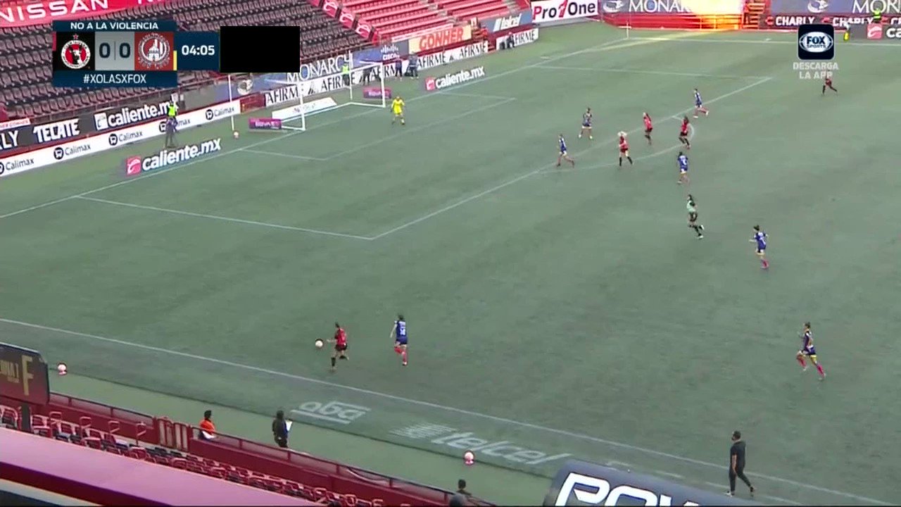 📹#NoTeLoPierdas

¡¡¡G⚽⚽⚽L!!!

Summer Mason anota su primer gol con @xolosfemenil, y abre el marcador en el Estadio Caliente. ¡COMIENZO PERRÍSIMO! 🐕

#VamosPorEllas👊🏼”