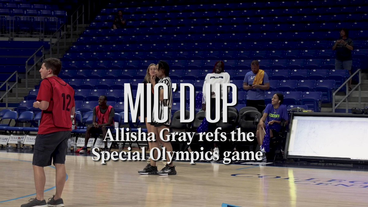 Dallas Wings on X: 🗣️ IT'S ALLISHA GRAY ON THE MIC. You're welcome.  t.coQ9mUtJ6gRQ  X