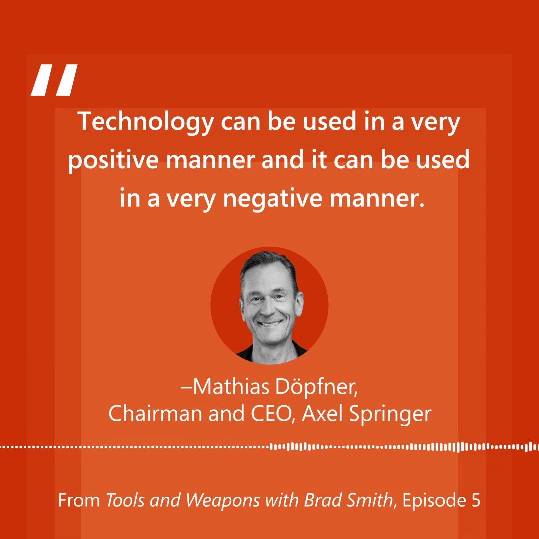 Tools and Weapons with Brad Smith op Apple Podcasts