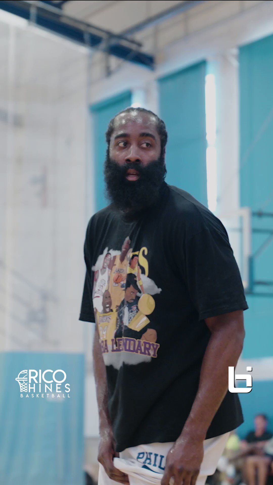 on Twitter "James Harden was in his BAG at Rico Hines