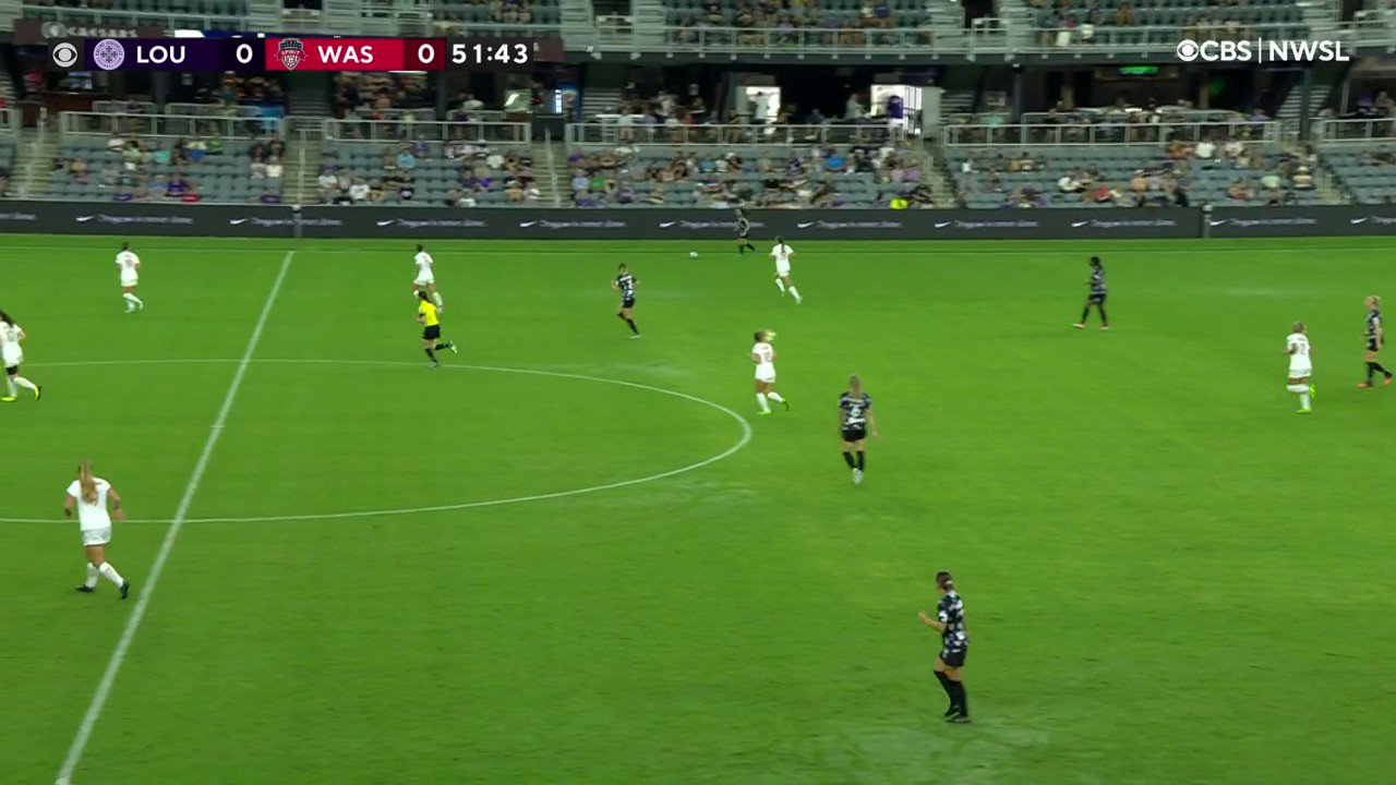 .@nadia_nadim wasting little time to put @RacingLouFC up ☝️ in the second half!

#LOUvWAS | #RacingLou”