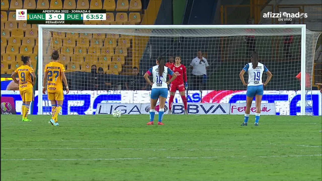 📹#NoTeLoPierdas 

¡¡¡G⚽⚽⚽L!!! 

Nuevamente, desde los 11 pasos, Stephany Mayor, con 🐯’ hat-trick’ esta noche.

#VamosPorEllas👊🏼”