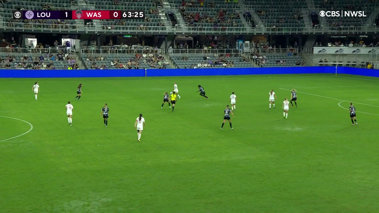 Who else but @ash_hatch33?! The forward's low drive brings the @WashSpirit level just after the hour mark! 🔨

#LOUvWAS | #OneSpirit”