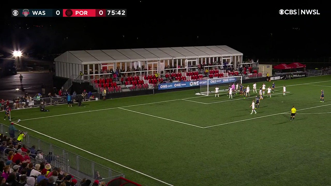 This game is CHAOS! @WashSpirit gain the lead, with pressure!

#WASvPOR | #OneSpirit”