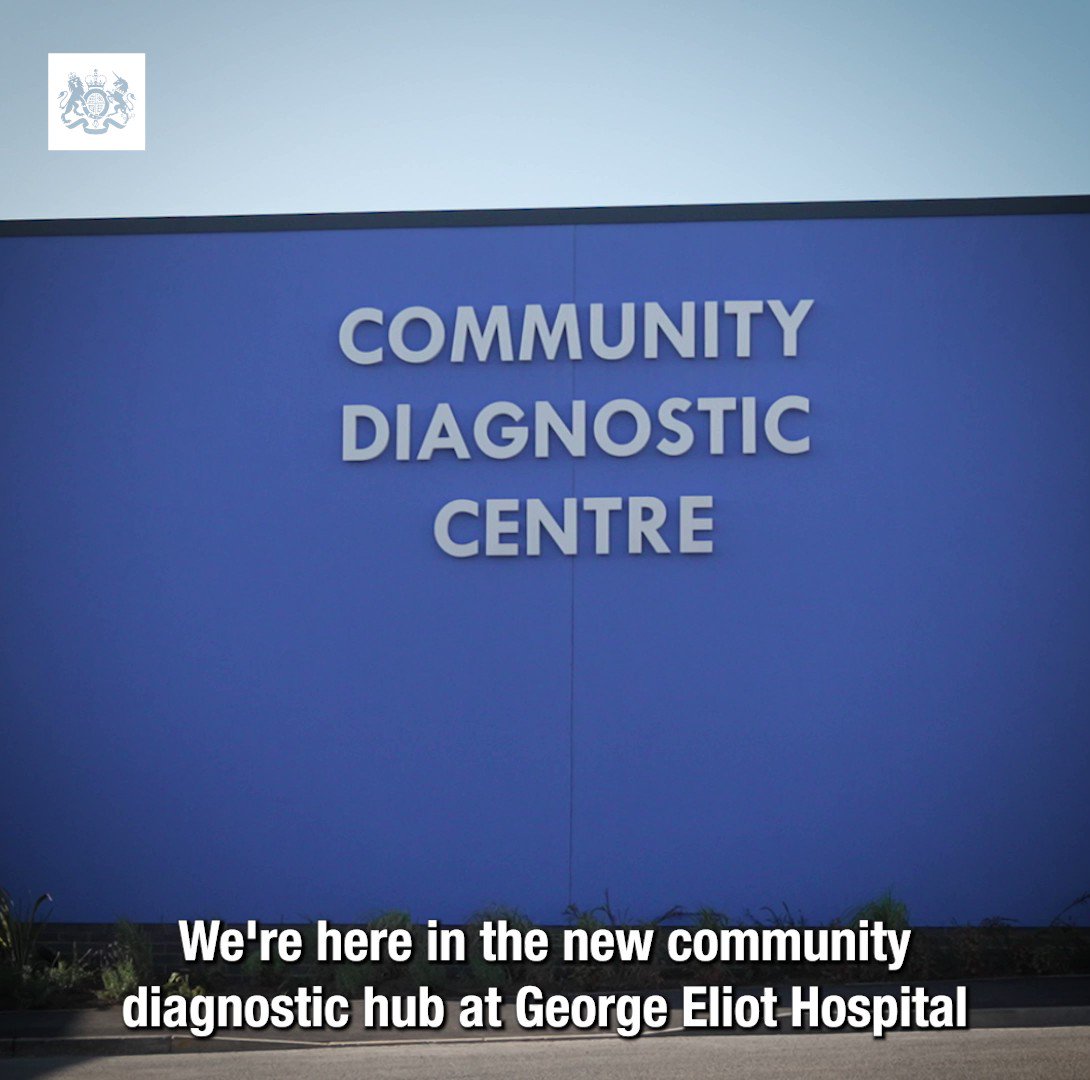 Image for the Tweet beginning: Community diagnostics centres are delivering
